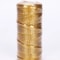 100M 1.5mm Macrame Cord Rope String, Gold & Silver Polyester Thread for DIY Jewelry Making, Sewing, and Crafts