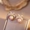 Sparkling Rhinestone Bow Pearl Stud Earrings, Light Luxury Fashion Jewelry for Women, Perfect Gift for Wedding, Birthday