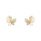 XIYAWANG Gold Color Cubic Zircon Butterfly Stud Earrings, Simple Geometric Studs for Women, Girls, Elegant Party Jewelry