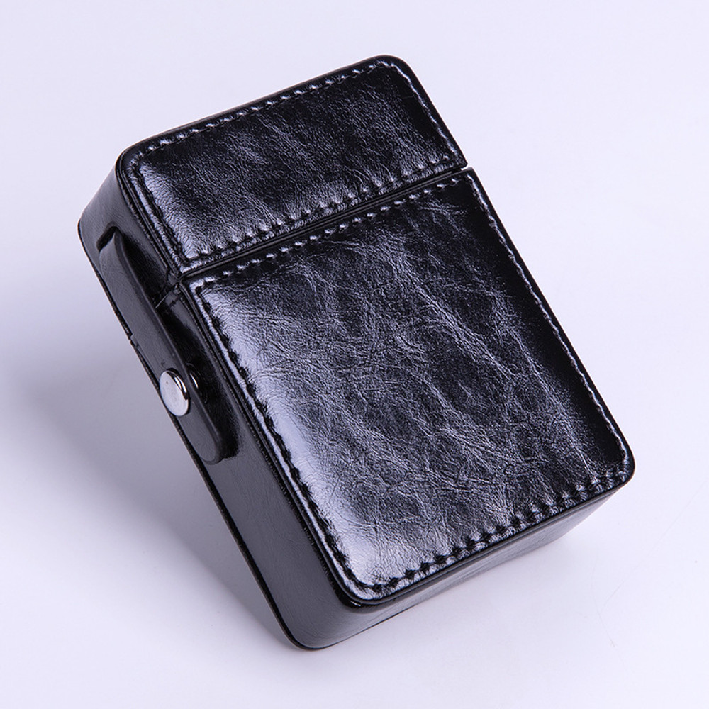 Pocket Leather Cigarette Case – Waterproof Smoking Tools & Accessories for Men