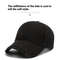 Mens Sun Cap Black Trendy Small Scale Baseball Hat Casual Versatile Fashion Cap For Daily Summer St