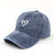 Love Embroidery Spring and Summer Baseball Cap for Men and Women, Soft Top Duckbill Hat, Lightweight Thin Couple Design