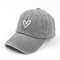 Love Embroidery Spring and Summer Baseball Cap for Men and Women, Soft Top Duckbill Hat, Lightweight Thin Couple Design