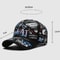 FS Street Hip Hop Graffiti Baseball Cap for Men Women, Black White Summer Trucker Hat, Stylish Luxury Brand