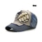Casual Fist Baseball Hat Men Women, Letter Rivet Style Cap, Cotton Adjustable Duckbill Fashion Cap