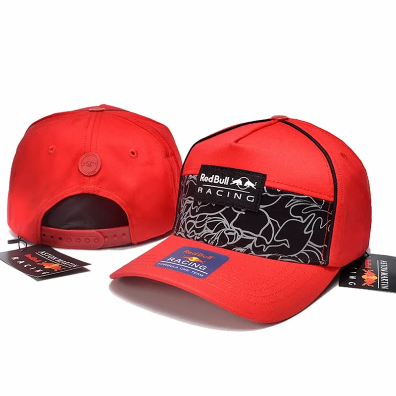 Red Bull High Quality Racing Cap for Outdoor Use, Sun Protection Hat, Fashionable Leisure Baseball Cap