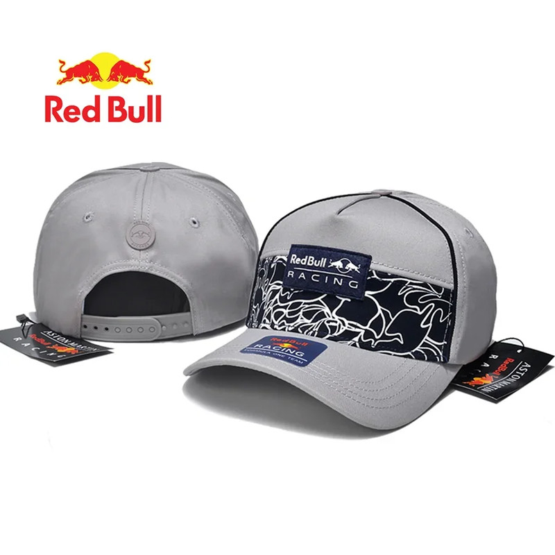 Red Bull High Quality Racing Cap for Outdoor Use, Sun Protection Hat, Fashionable Leisure Baseball Cap