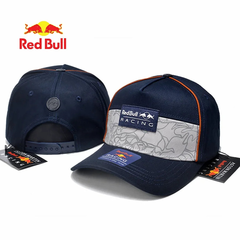 Red Bull High Quality Racing Cap for Outdoor Use, Sun Protection Hat, Fashionable Leisure Baseball Cap