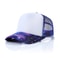 Starry Sky Sports Caps Sublimation Blank Baseball Caps, Adjustable Mesh Hats Summer Style for Custom Logo Printing