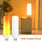 USB LED Night Lamp Flame Effect Bulbs, Candle Lights Flickering Flameless Candles, Cozy Home Ambient Decor