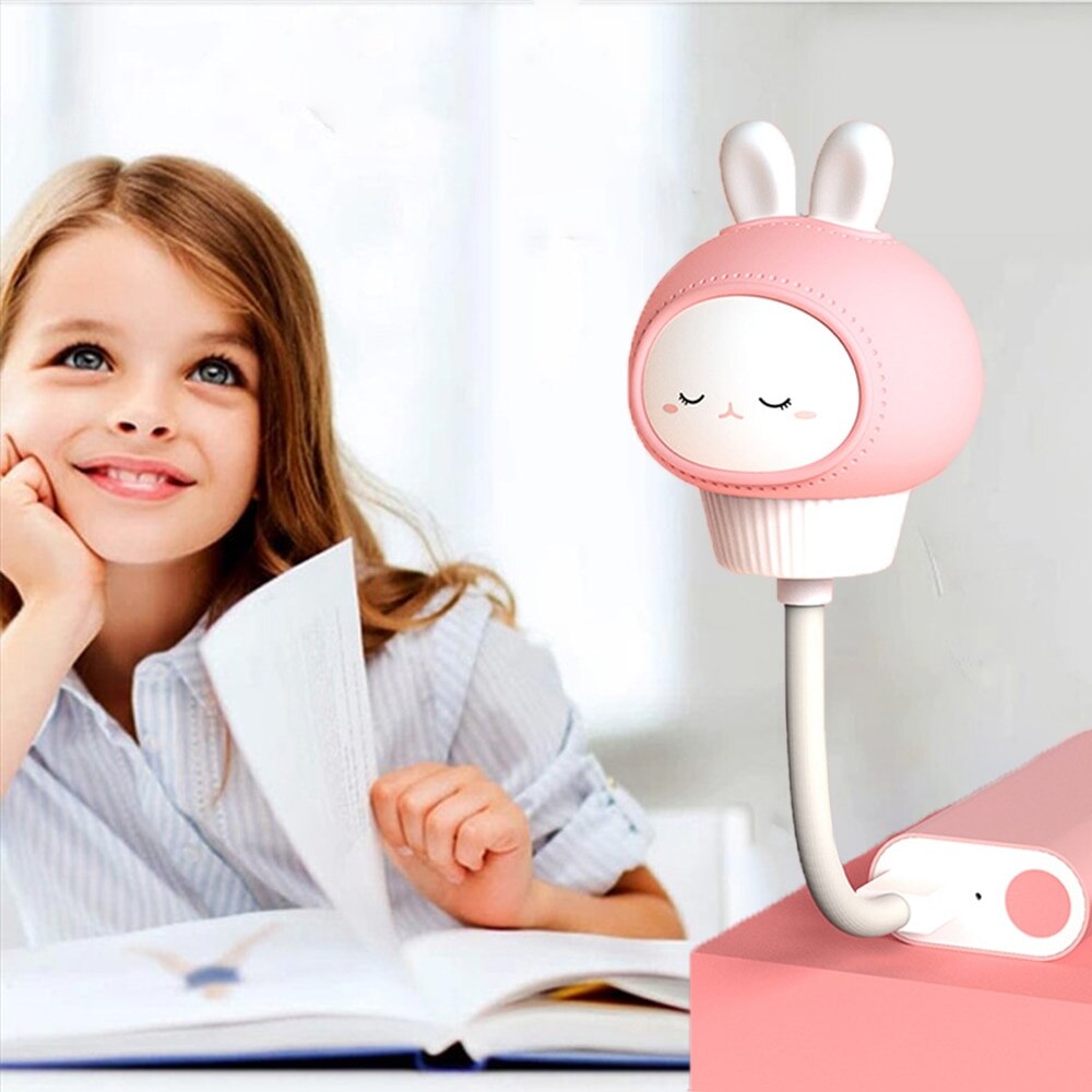 Cute Cartoon USB Night Light LED Lamp for Kids Baby, Bear Chick Kitten Nightlight, Remote Bedside Bedroom Decor