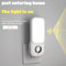 Wireless Charging Night Light Plug In, 3 Modes, Human Sensor Flashlight, USB Rechargeable Emergency Light for Bedroom
