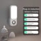 Wireless Charging Night Light Plug In, 3 Modes, Human Sensor Flashlight, USB Rechargeable Emergency Light for Bedroom