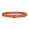 Luxurious Genuine Leather Womens Suede Belt, 2.8 cm Wide with Gold and Silver Buckle, Stylish Belt for Jeans and Outfits