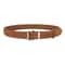 Luxurious Genuine Leather Womens Suede Belt, 2.8 cm Wide with Gold and Silver Buckle, Stylish Belt for Jeans and Outfits
