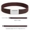 Comfortable Women Adjustable Elastic Stretch Belt, Invisible Waist Belt for Jeans Pants, Dress Square Easy Buckle