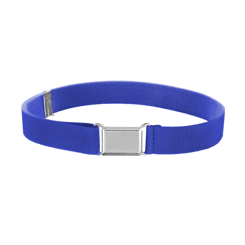 Comfortable Women Adjustable Elastic Stretch Belt, Invisible Waist Belt for Jeans Pants, Dress Square Easy Buckle