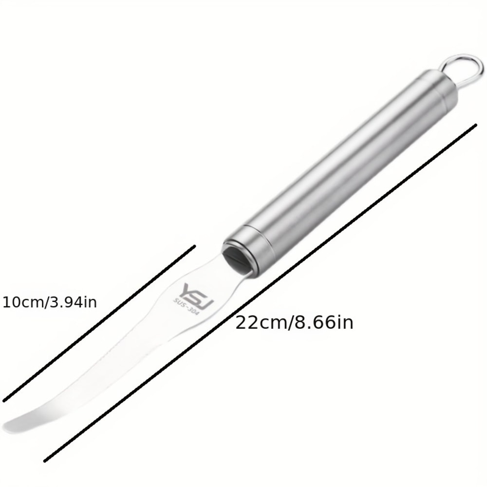 Stainless Steel Citrus Peeler 1pc, Lemon Peeler Easy Open, Vegetable Slicer, Fruit Tools, Kitchen Accessories Gadgets