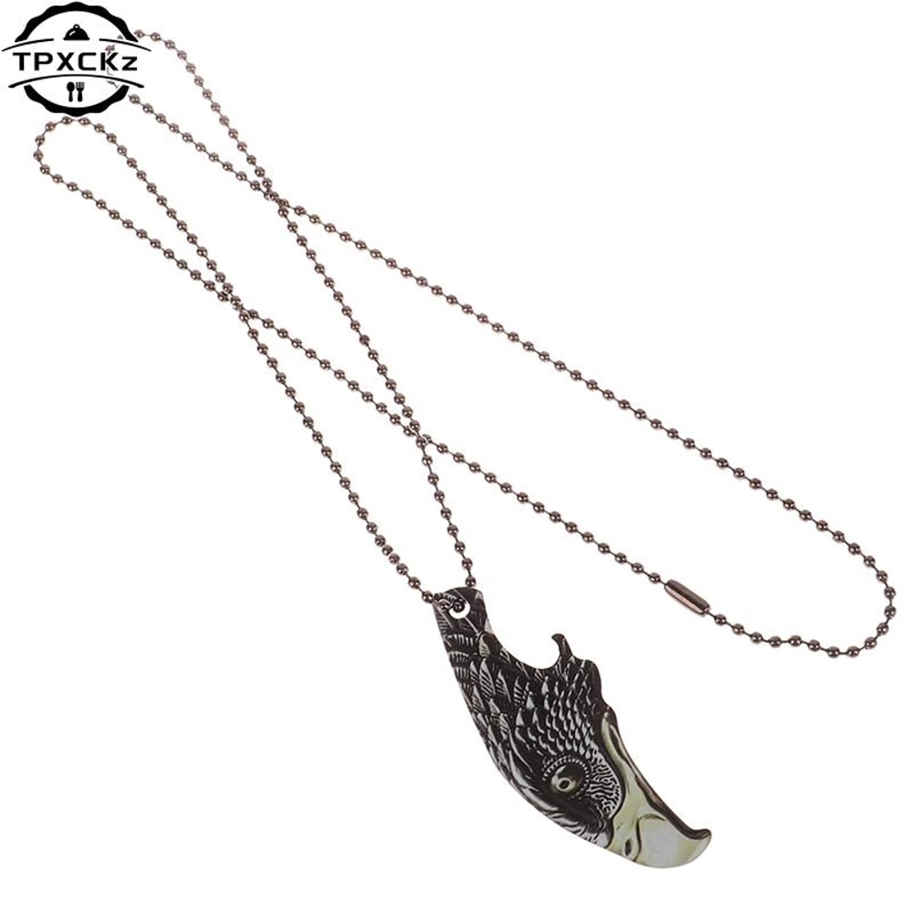 Portable Stainless Steel Beer Bottles Opener, Eagle Head Jars Lid Remover, Kitchen Tool and Bar Supplies Gadgets