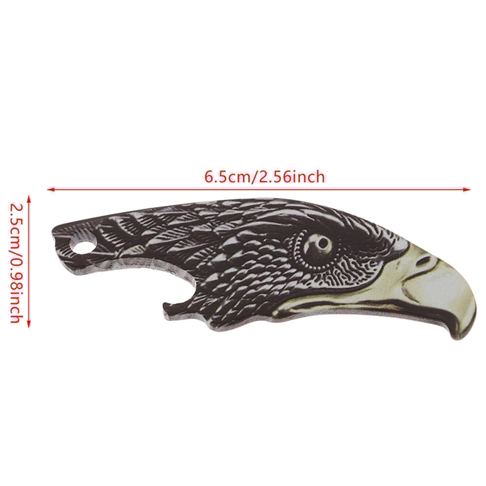 Portable Stainless Steel Beer Bottles Opener, Eagle Head Jars Lid Remover, Kitchen Tool and Bar Supplies Gadgets