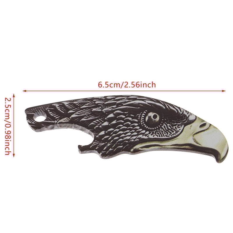 Portable Stainless Steel Beer Bottles Opener, Eagle Head Jars Lid Remover, Kitchen Tool and Bar Supplies Gadgets
