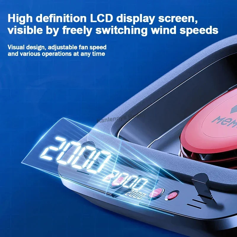 Angle Adjustable Notebook Powerful Fan Cooling Pad Game Laptop Cooler Strong Wind Kickstand Base Br 4