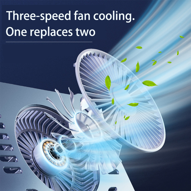 Adjustable Laptop Stand with Computer Cooling Fan, Aluminum Alloy Bracket for All Gaming Laptop