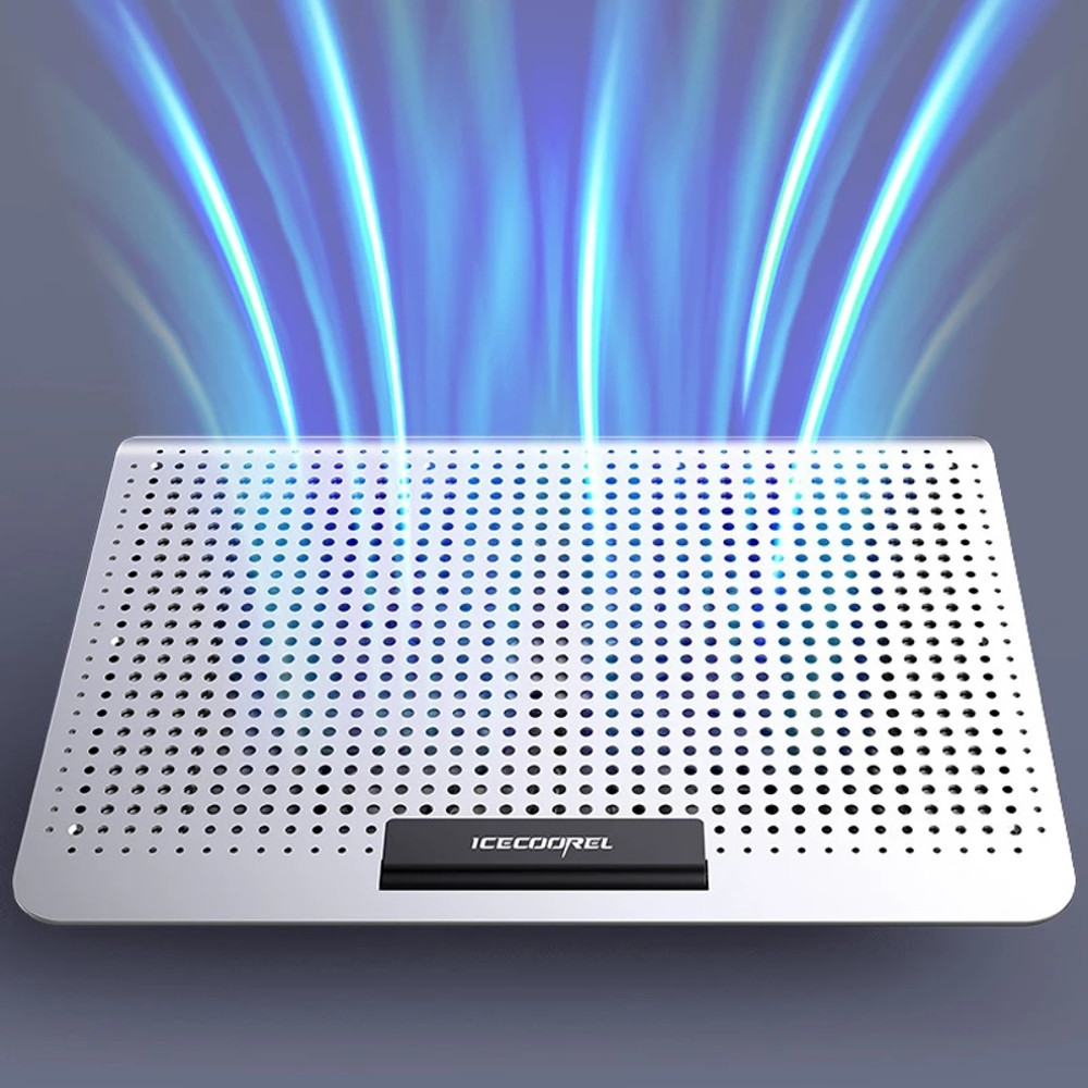 Aluminum Alloy Laptop Cooler, Stand Gaming Laptop Cooling Fan, Notebook Radiator, Adjustable Stand for Gaming