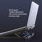 Aluminum Alloy Laptop Cooler, Stand Gaming Laptop Cooling Fan, Notebook Radiator, Adjustable Stand for Gaming