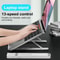 Adjustable Laptop Bracket, Ergonomic Laptop Stand with Fan, Portable Height Adjustable Riser Bracket for High Stability