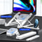 Adjustable Laptop Bracket, Ergonomic Laptop Stand with Fan, Portable Height Adjustable Riser Bracket for High Stability