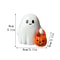Cute Ghost Statue Holding Pumpkin Statue Resin Halloween Home Decorations For Indoor Outdoor 5