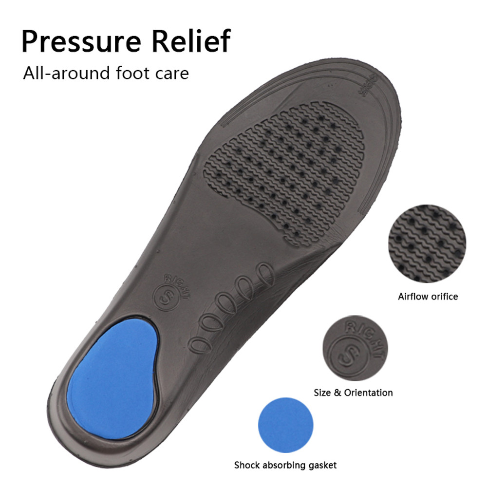 Orthopedic Insoles for Men, Arch Insole for Shoes, Women Flat Feet Shoe Pads for Plantar Fasciitis, Templates Inserts