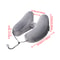Travel Neck Pillow Inflatable Neck Pillow With Hood Car Neck Rest Cushion H Shaped Inflatable Pillo 2