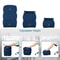 PVC Kids Flight, Sleeping Footrest Pillow, Resting Pillow, On Airplane, Car Bus Pillow Inflatable, Travel Foot Rest Pad