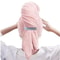 Large Hair Drying Towel Solid Color Water Absorbent Microfiber Wrap With Elastic Strap Soft Quick D 5