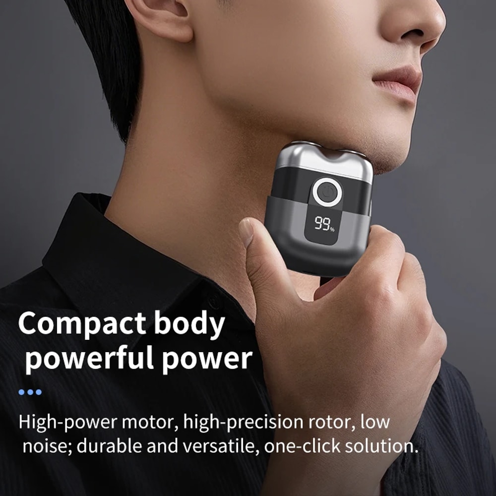 Mini Electric Shaver Compact And Fast Charging Portable Mens Car Shaver For Home Use Gift For Fathe 1