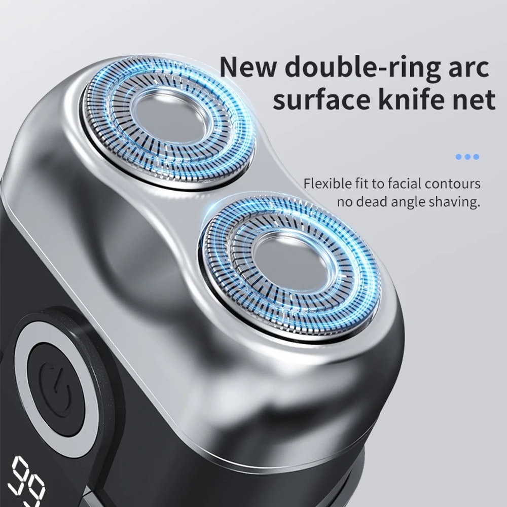 Mini Electric Shaver Compact And Fast Charging Portable Mens Car Shaver For Home Use Gift For Fathe 2