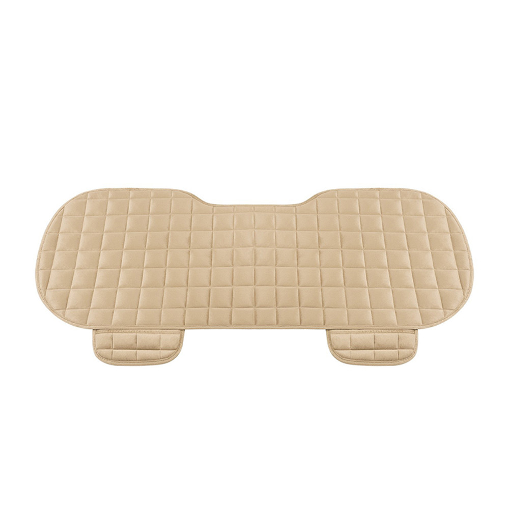 Universal Fit Car Seat Cover Front Rear Flocking Cloth Cushion Winter Auto Protector Mat Pad Non Sl 6