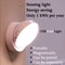 Led Night Light, USB Charging, Motion Sensor, Round Energy-saving, Sound Light Control, Led Lamps Bedroom, Corridor