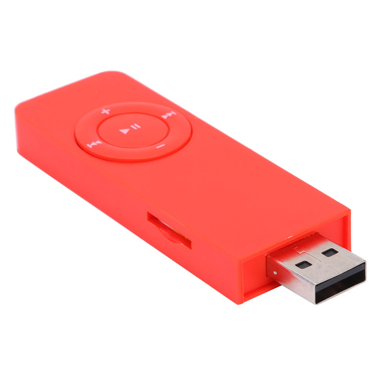 Portable USB Mini MP3 Music Player Supports 64GB TF Card OTG Builtin 160mAh Rechargeable Battery 4