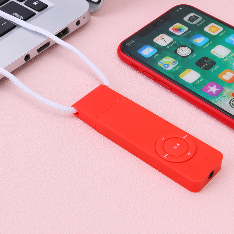 Portable USB Mini MP3 Music Player Supports 64GB TF Card OTG Builtin 160mAh Rechargeable Battery 2