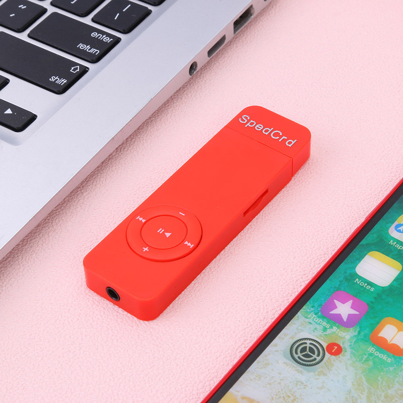 Portable USB Mini MP3 Music Player Supports 64GB TF Card OTG Builtin 160mAh Rechargeable Battery 3