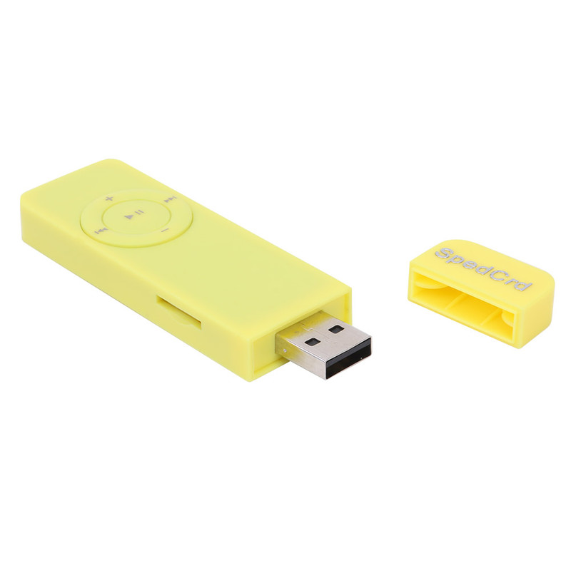 Portable USB Mini MP3 Music Player Supports 64GB TF Card OTG Builtin 160mAh Rechargeable Battery 6