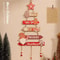 Merry Christmas Decor Xmas Tree Wall Ornament Natal Navidad Christmas Hanging Pendant Wooden Crafts 0