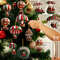 Christmas Tree Wooden Hanging Decorations, Mobile Santa Claus, Hot Air Balloon, Festive Holiday Ornament Kit