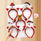 Christmas Headbands Santa Claus Hairband Set Festive Xmas Headbands For Party Favors And Holiday Su 2