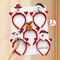 Christmas Headbands Santa Claus Hairband Set Festive Xmas Headbands For Party Favors And Holiday Su 3