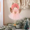Cute Angel Christmas Doll Pendant Plush Hanging Girl Ornament Xmas Tree Decoration Holiday New Year 14