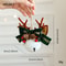 Mixed Pendant Christmas Tree Christmas Bell Antlers Bow Pinecone Bell Showcase Car Hanging Decorati 9